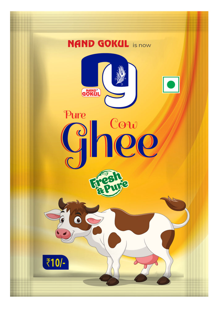 Nand Gokul Pure Cow Ghee — ₹10 Sachet